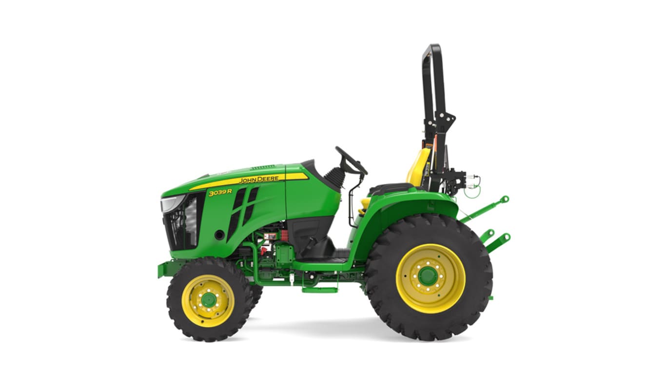 John Deere 3039R side profile